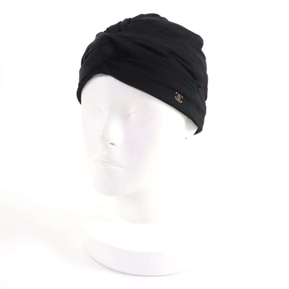 Chanel COCO Mark Silk Turban Hat